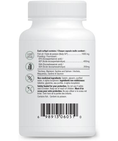 Herbal Magic Omega 3 Fish Oils: High Potency EPA & DHA To Help Support Cardiovascular Health & Overall Health Boost Metabolism & Reduce Body Fat - Buy Online on GoSupps.com