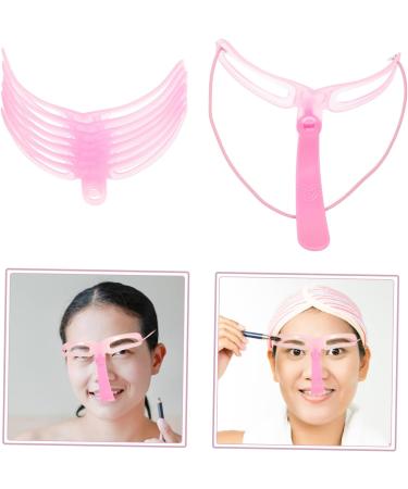 Housoutil 3 Sets Eyebrow Aid Handheld Brow Stencils Pro Tools Household Brow Stencil Portable Supplies Travel - Buy Online on GoSupps.com