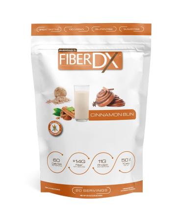 BarnDad's Fiber-DX Fiber Supplement Cinnamon Bun Naturally Sweetened 600g
