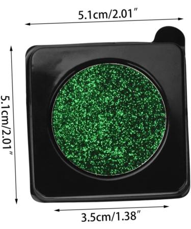 FOMIYES Glitter Eyeshadow Palette Eye Shadow Pallets for Women Makeup Eyeshadow Sparkle Eyeshadow Makeup Palettes Eyeshadow Single Green Face Glitter Eyeshadow Plate Set Green Glitter Girl - Buy Online on GoSupps.com
