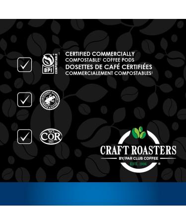 Club Coffee Craft Roasters 100% Colombian - Medium Light Roast Single Serve Coffee K-Cup Pods Compostable Coffee Pods Keurig Brewer Compatible Rainforest Alliance Certified 120 Count (20 Count Pack of 6) 100% Colombian - Medium Light Roast 120 count (Pack - Buy Online on GoSupps.com