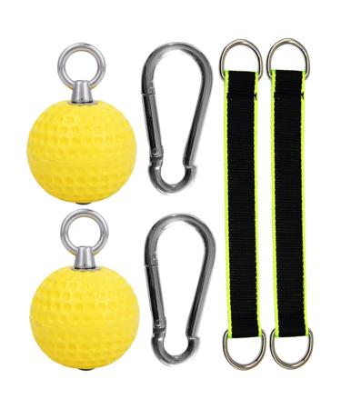 Gleavi 1 set of grip training ball climbing handles climbing up handle reinforcement door clamp ba pull-up rod attachment country mining gymnasium fitness amplifier slipproof PU