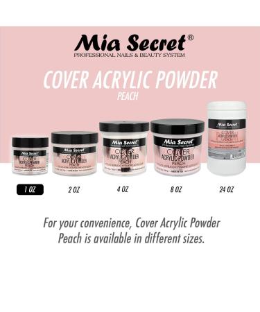 Mia Secret Acrylic Powder Cover Peach 1 oz. | Professional Nail Enhancement - Buy Online on GoSupps.com