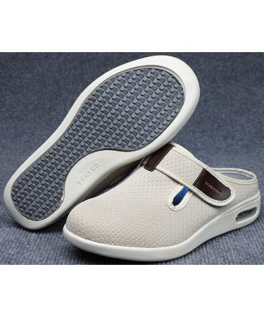 ACE SHOCK Women's Wide Diabetic Summer Walking Sandals - Beige 6.5 Wide - Buy Online on GoSupps.com