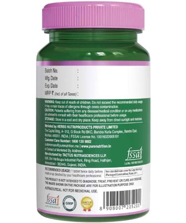 Biotin 10000 mcg from Natural Sesbania Extracts for Healthy Hair Skin & Nails | Reduce Hair Fall | Improve The Energy Level - 60 Veg Tablets - Buy Online on GoSupps.com