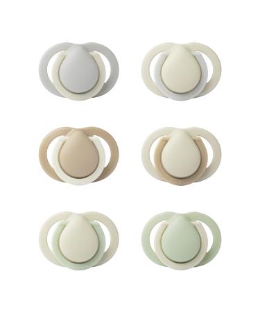 Tommee Tippee Newborn Soothers 0-2 months Matte Texture Reusable Steriliser Pod 6 units