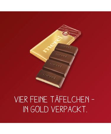 Merci Panel Chocolate with Noble Marzipan - 112g Finest Zartic Chocolate Tablets | Premium International Shipping - Buy Online on GoSupps.com