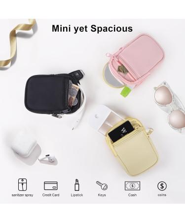 2 in 1 Zippered Pouch for Touchland Power Mist | Hand Sanitizer Case with Mini Pocket & Strap | Pink Travel Accessory for Women & Men - Buy Online on GoSupps.com