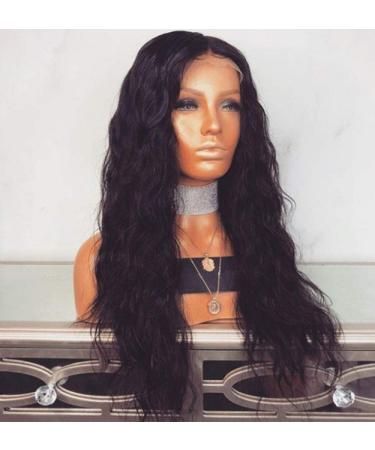 BGHJUE N Long Curl Black Synthetic Wig - 50% Human Hair Heat Resistant Soft & Smooth | Women's Permed Wig for Stylish Looks - Buy Online on GoSupps.com