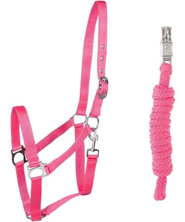 Buy PFIFF 102931 Pink Pony Halter and Rope Set - Durable Plastic Halter & Lead Rope for Ponies | International Shipping - Buy Online on GoSupps.com