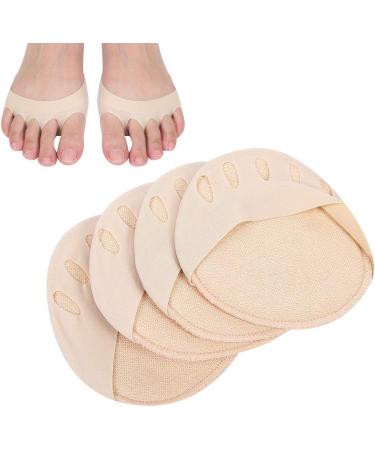 GSWPIP Metatarsal Pads - 2 Pairs Soft Elastic Forefoot Pads for Women High Heels - Foot Pain Relief & Comfort - Skin Color - Buy Online on GoSupps.com