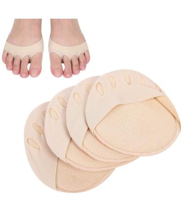 2 pairs of forefoot cushions invisible toe spreader forefoot pads with half a hand surface and thickened design soft elastic shoes with high heel for front foot pads