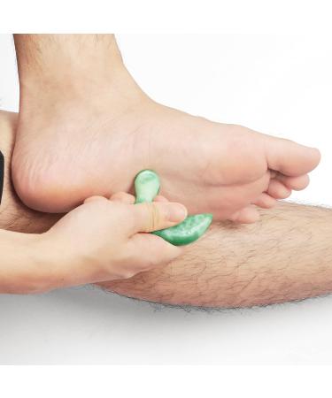 Heavy Jadestein Trigger Point Massage Tool - Acupressure Depth Tissue Relief for Neck Back Joints & Foot Reflex Zones - Buy Online on GoSupps.com