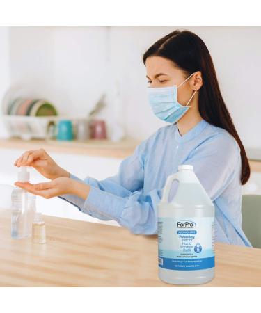 ForPro Alcohol-Free Foaming Hand Sanitizer 1 Gallon Refill - Moisturizing and Fragrance-Free Formula - Buy Online on GoSupps.com