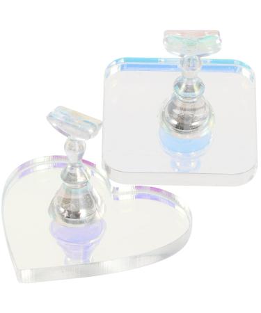 minkissy 1 Set Magnetic Base Nail Stuff for Acrylic Nails Nail Supplies for Beginners Nails Supply Nail Holder Nail Stand for Painting Nails Nail Painting Stand False Nails Manicure