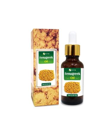 Fenugreek Oil (Trigonella foenum) Essential Oil 100% Pure & Natural - Undiluted Uncut Cold Pressed Aromatherapy Premium Oil - Therapeutic Grade - 15 ML Dropper Fenugreek 15ml dropper