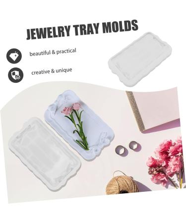 PLAFOPE Storage Tray Mold Resin Molds Resin Epoxy Silicone Molds Jewelry Tray Epoxy Mold Plaster Material - Buy Online on GoSupps.com