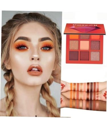 Beavorty Eyeshadow Powder 9 Eyeshadow Women Eye Shadow Metallic Eye Shadow Palettes Makeup Palette Flash Shimmer Eyeshadow 1 count (Pack of 1) Red - Buy Online on GoSupps.com