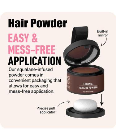 Veins Grain Hair Color Root Cover Up Veins Grain Hair Powder Hairline Shadow Powder Enhanced Hairline Powder Conceals Instantly Root Touch Up for Women Men (08 Gray 1) - Buy Online on GoSupps.com
