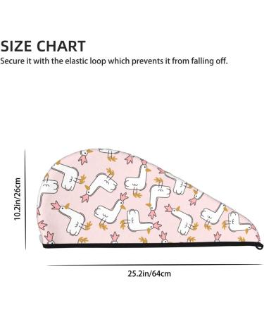 Goose Queen Hair Towel Wrap - Quick Drying Towel Turban with Button for Effortless Hair Drying - Buy Online on GoSupps.com