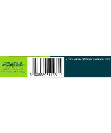 ANDROS Assorted Fruit Paste Case (3 red fruits/3 banana/apricot) 6x30g - Buy Online on GoSupps.com
