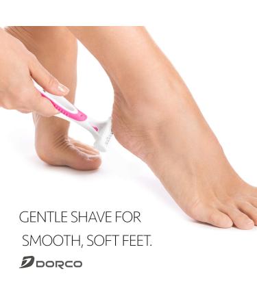 Dorco Foot Callus Remover Shaver - Disposable Pedicure Tool for Smooth Feet - 2 Pack - Buy Online on GoSupps.com
