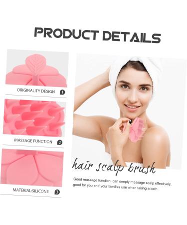 Buy Tovinanna 2-in-1 Silicone Massage Shampoo Brush & Head Wash Brush - Travel-Friendly Hair & Scalp Exfoliator - Buy Online on GoSupps.com
