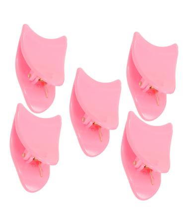 5pcs False Eyelash Auxiliary Practical Eyelash Tweezer Eyelashes Clamp for Women Creative Eyelash Clip False Lash Applicator Tool False Eyelash Applicator Tool Eyelash Assist Tool