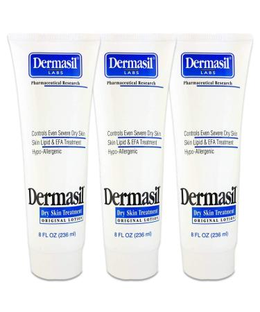 Dermasil Dry Skin Treatment Original Formula 8 Oz Tube (3 Pack) 8 Fl Oz (Pack of 3)