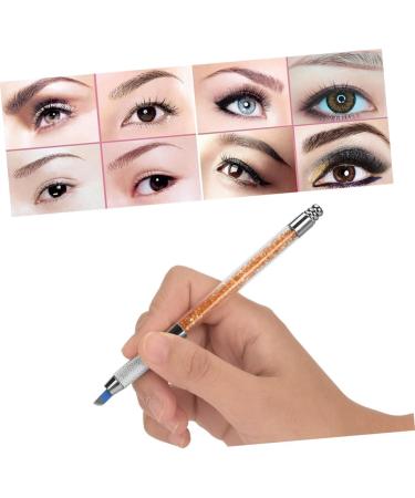 WOONEKY WOONEKY 1Pc Crystal Embroidery Pen Eyebrow Pencils Brown Makeup Tattoo Pen Tattoos Supplies Microblading Needles Plastic Korean Eyebrow Pencil - Buy Online on GoSupps.com