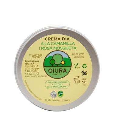 Cosmetics Giura 3998EUR 100 ml gross face cream chamomile rosehips sensitive dry skin organic Mediterranean Sea 50ml Contents 50 ml
