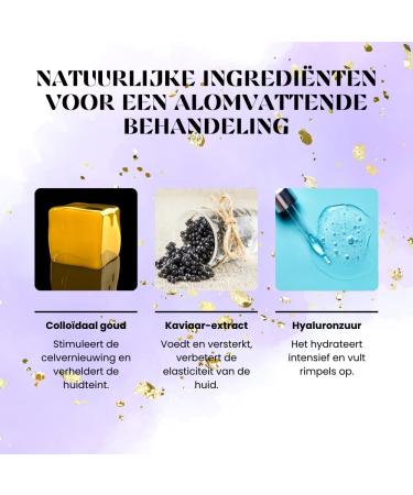 Aloha Labs Oro Sublime Facial Cream AntiWrinkle for Men and Women Moisturizing AntiAge with Hyaluronic Acid and Collagen Caviar extract 75ml - Buy Online on GoSupps.com