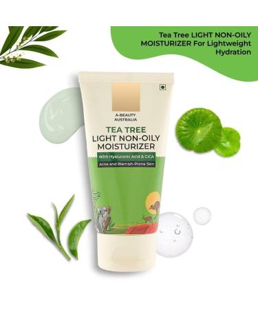 2.82Oz (80 gram) Moisturizer for face for oily & acne prone skin with Hyaluronic & CICA | Tea tree light non-oily moisturizer for face | Face moisturizer for women & men - Buy Online on GoSupps.com