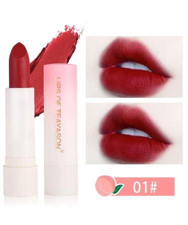 24-Hour Long-Lasting Red Lipstick | Nude Lipstick with Reflective Particles | Shimmering Glossy Finish | Intensive Color | 1 Piece #01 - Buy Online on GoSupps.com