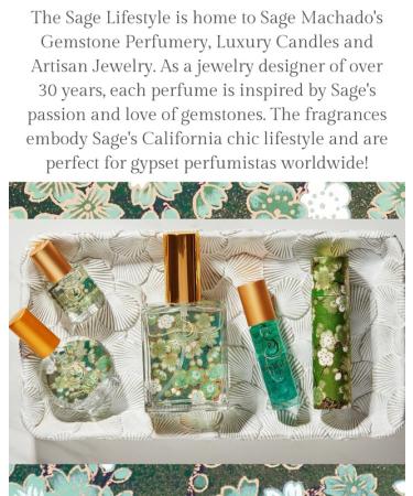 Sage Organic Perfume Spray by Sage- 2 oz Vegan & Cruelty-Free Fresh Scent Cucumber White Sage Sweet Pea Sage 2 oz Eau de Toilette Spray - Buy Online on GoSupps.com