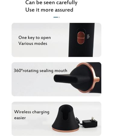 Cordless Hair Dryer Handheld Rechargeable Wireless Hair Dryer Portable Travel Hair Dryer with Hot and Cold Air Gift for Women/Mom - Buy Online on GoSupps.com