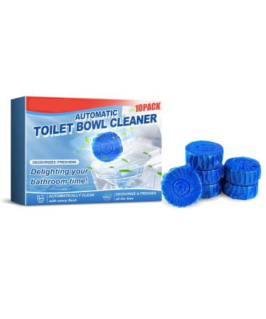 Toilet Toilet Cleaning Block Stains Odors Household Toilet Cleaning Block Household 10pcs Blue Static Remover for Carpet (Blue One Size) Blue One Size