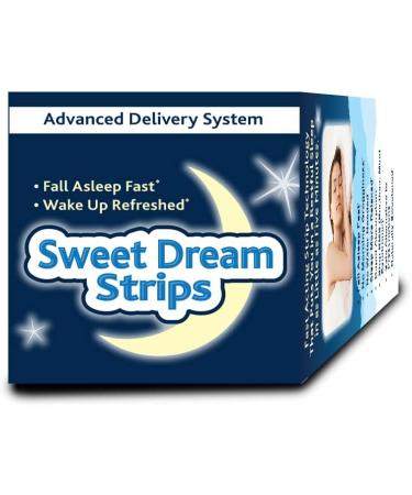 Essential Source Sweet Dream Strips Fast Dissolve Sleep Aid for Relaxation & Restful Nights, Melatonin Sleep Support, Rapid Absorption, Convenient Water-Free Strips, 24 Count - Buy Online on GoSupps.com