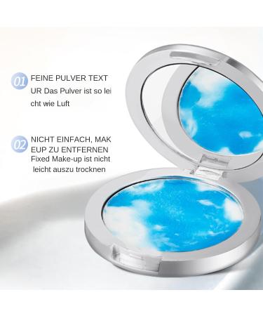  Generisch oil control powder oil control powder for oily skin absorbent powder for face pressed compact powder waterproof fixing powder delicate makeup and - Buy Online on GoSupps.com