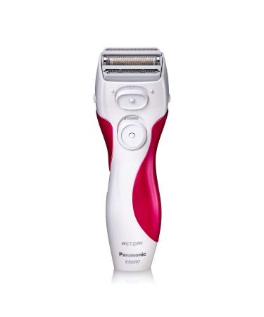 Panasonic Electric Shaver for Women, Cordless 3 Blade Razor, Pop-Up Trimmer, Close Curves, Wet Dry Operation, Independent Floating Heads - ES2207P
