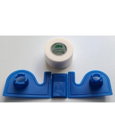 MICROPORE Paper Tape 1x10Yd White with Multi-Use Dispenser for Eyelash Extensions - Buy Online on GoSupps.com