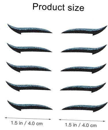 Didiseaon 80 Pairs Eyeliner Stickers Eye Makeup Tools Stiker Eye Skin Sticker Invisible Eye Line Strips Eye Makeup Applicators Adhesive Tape Double Eyelid Plastic - Buy Online on GoSupps.com