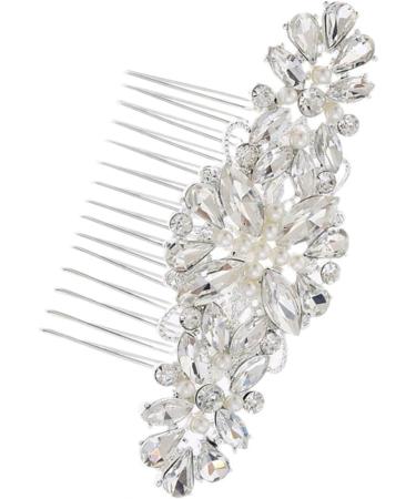 Housoutil 1pc Hair Comb Wedding Comb Wedding Hairstyles Teasing Combs for Women Hairpin Pearl Bride - Buy Online on GoSupps.com