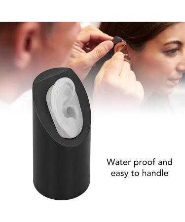 Clear Silicone Ear Model for Acupuncture - Waterproof Hearing Tool Display with Black Rack (Right Ear) | International Shipping Available - Buy Online on GoSupps.com