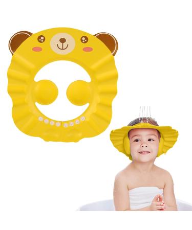 Kid Shampoo Cap Adjustable Baby Shower Cap with Ear Protection Baby Shower Hat Hair Washing Shampoo Shield for Eyes Ear and Face for Toddlers Kids Infants