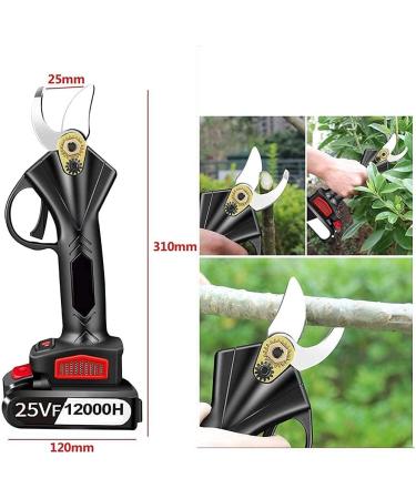 Electric Pruning Shears 36V Electric Pruning Shears Garden 30Mm Branch Cutter Electric Cordless for Hedge Trees Branches Small Gift - Buy Online on GoSupps.com