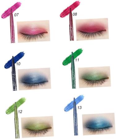 SOESFOUFU 12 Pcs Eyeshadow Pen Eyeliner Women Cosmetic Pen Waterproof Eye Shadow Pen - Buy Online on GoSupps.com