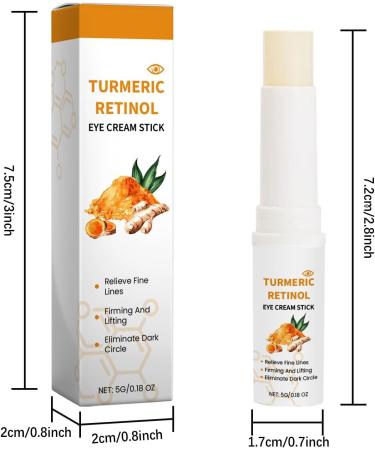 Cr me contour des yeux au curcuma et au r tinol cr me contour des yeux claircissante anti- ge - Avec r tinol curcuma et vitamine C R duit les cernes et les poches 5 g / 0 18 oz (6) - Buy Online on GoSupps.com