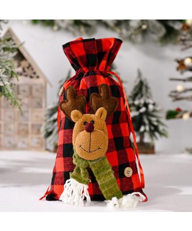 Wosieue Christmas Drawstring Candy Bags Bags Biscuit Bags for Christmas Party Gift Bag Home Decorations  - Buy Online on GoSupps.com