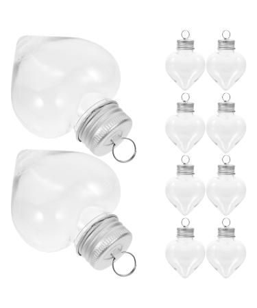 Abaodam 10pcs Juice Bottles Waterbottle Beverage Bottles Storage Bottle Christmas Tree 7.4X5.6X3CM Silver